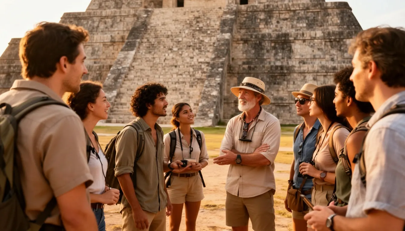 Small group Chichen Itza tour maximum 10 guests with expert archaeologist guide